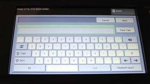 COTG Quick Solutions - Xerox 3635 Adding to the Fax Address Book