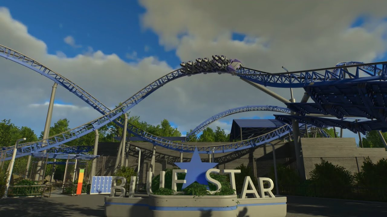 Mack Rides Launch Blue Star, a Mack rides launch coaster - YouTube
