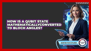How Is A Qubit State Mathematically Converted To Bloch Angles?