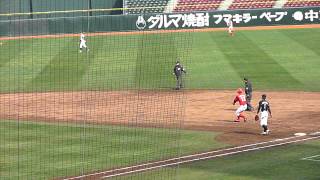 20120309カープ堂林翔太タイムリーヒット