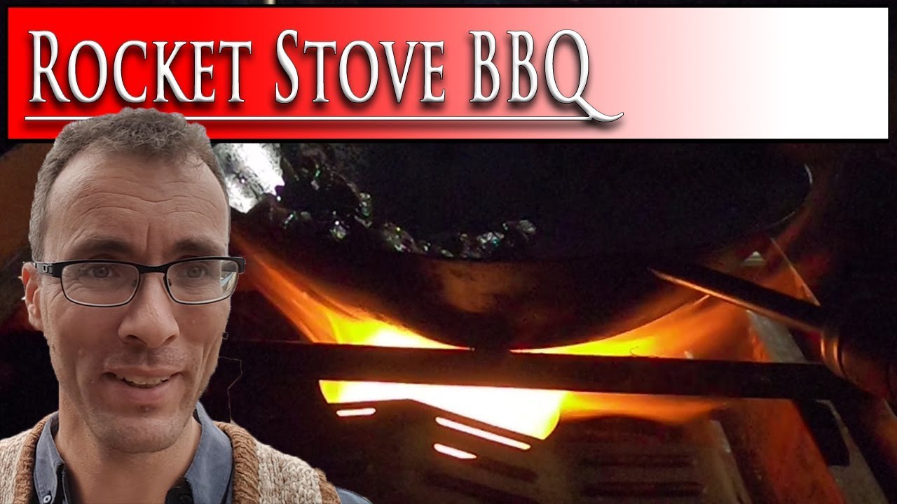 Converting a gas bbq to a Rocket Stove - YouTube