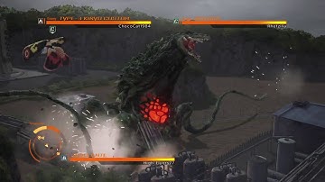 GODZILLA PS4: Biollante vs Type-3 Kiryu and Mothra Adult
