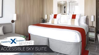 Celebrity Beyond Accessible Sky Suite Full Walkthrough Tour Review 4K Celebrity Cruises