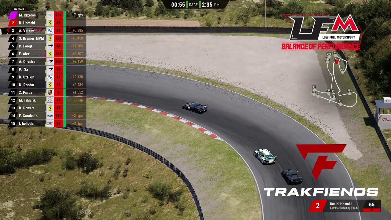 Season 1 | TrakFiends | GTWC Europe – Bronze Sprint Cup Round 2 @ Zandvoort