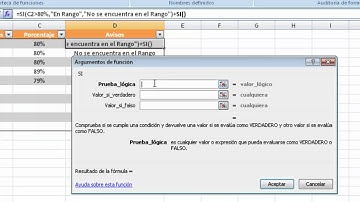 Como usar la Formula Logica Si en Excel 2007