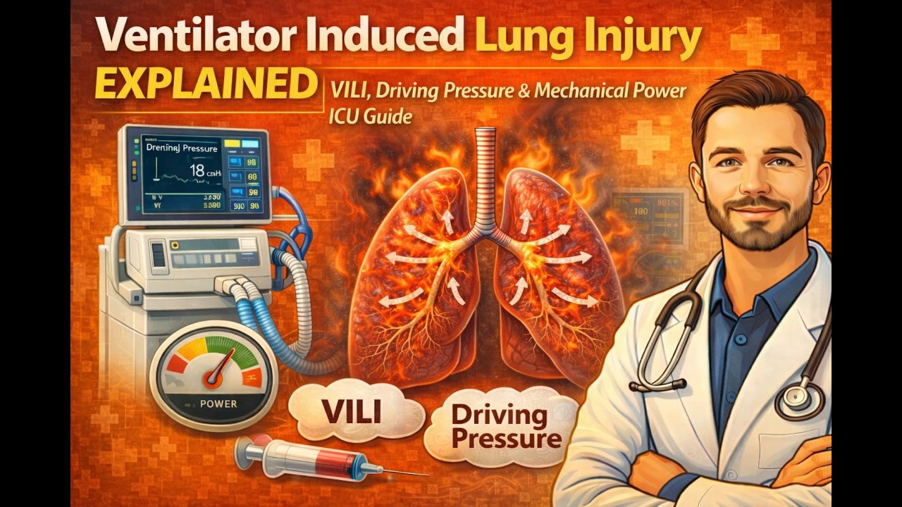 Ventilator Induced Lung Injury Explained | VILI, Driving Pressure & Mechanical Power ICU Guide