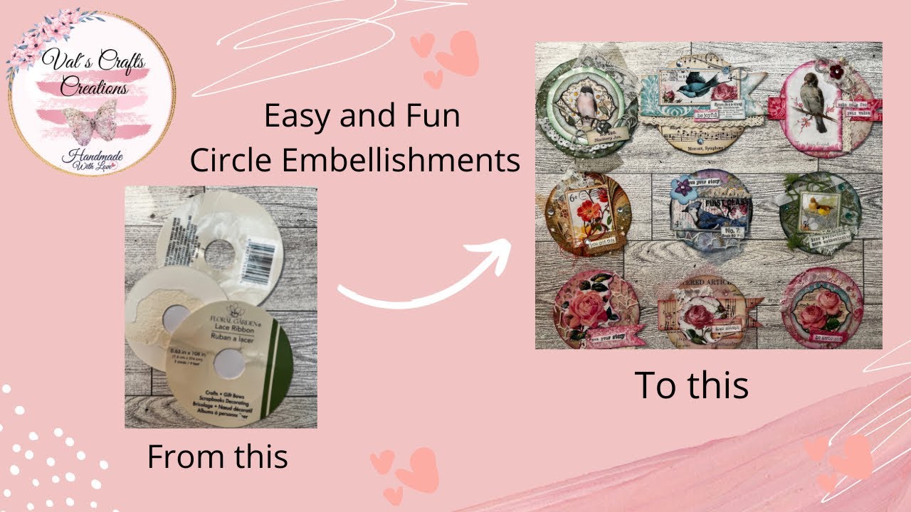 Easy and Fun Circle Embellishments YouTube