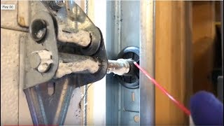 How to lubricate Garage Door safely & correctly!