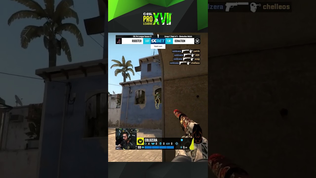 coldzera opened up Mirage with a beautiful 4k