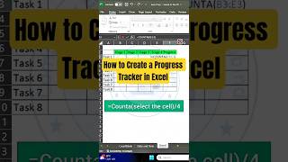 How To Create A Progress Tracker In Excel Step By Step Tutorial Mp3 ...