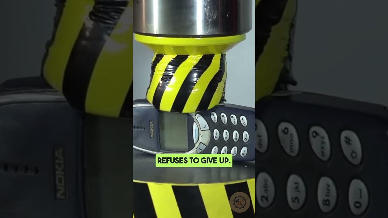Unstoppable Nokia vs 100-Ton Press! 📱💥