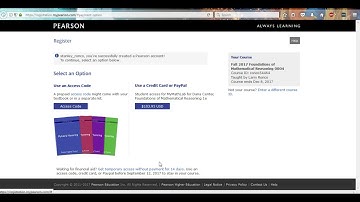 Temporary Access to MyMathLab