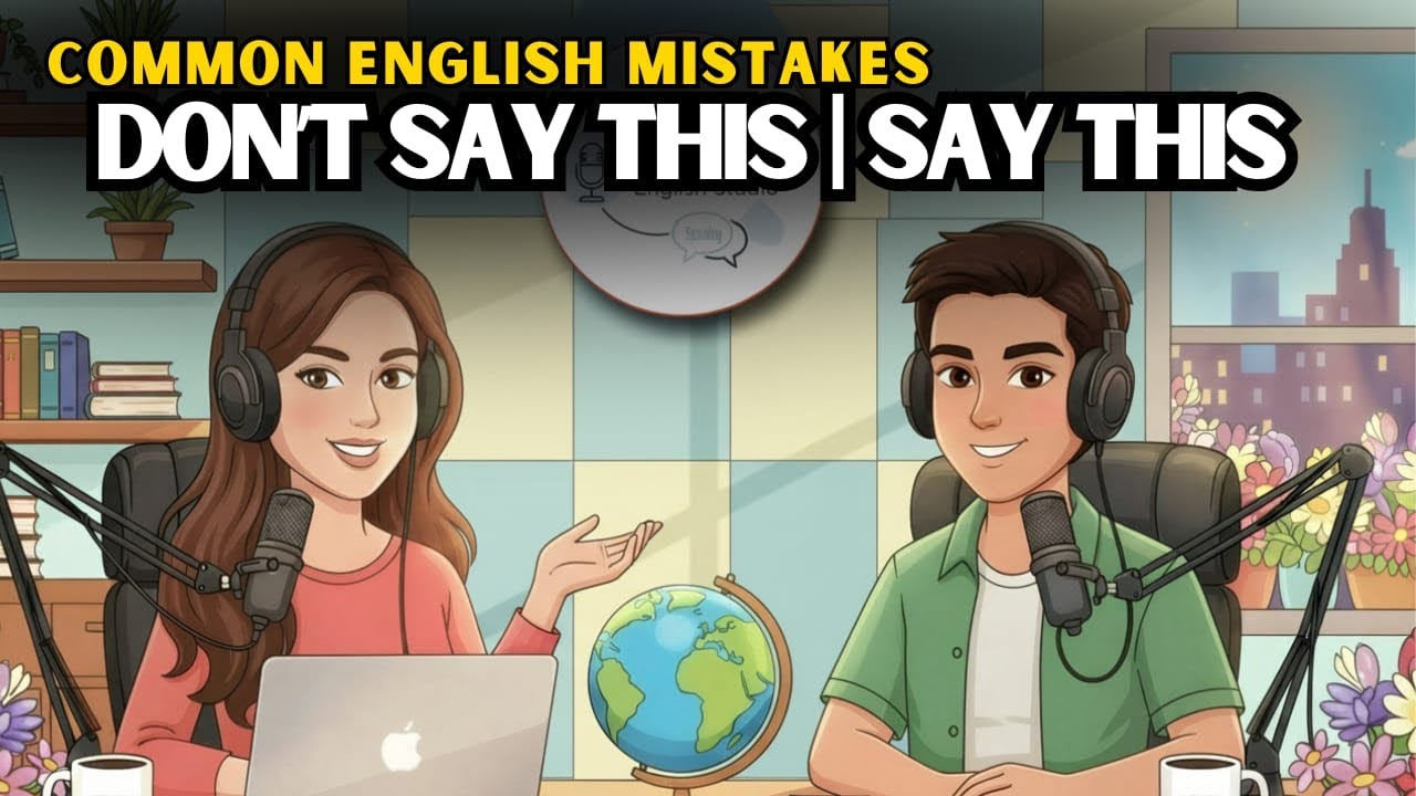 Common English Mistakes (Say This NOT That)