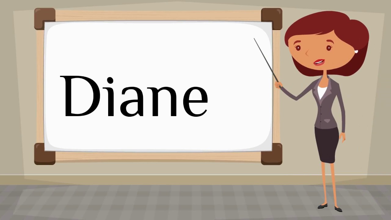 How Do You Say Diane In Spanish YouTube
