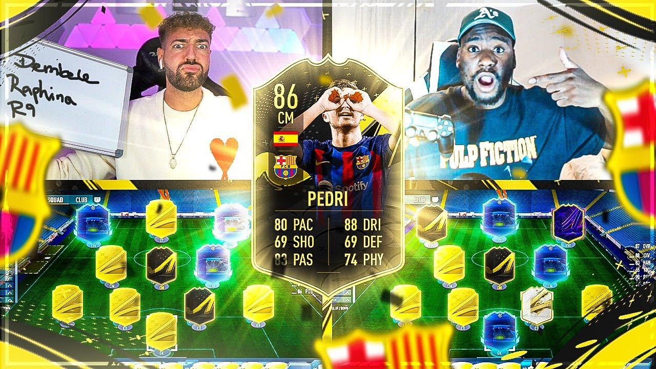 FIFA 23: PEDRI INFORM Squad Builder Battle 🔥🔥 Wakez vs UncleFrederic !!