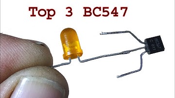 Top 3 Simple Electronics projects using BC547, diy inventions