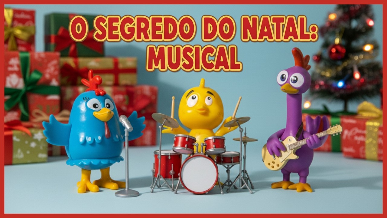 GALINHA PINTADINHA - O SEGREDO DO NATAL - Clipe Musical infantil