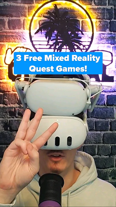 3 FREE Mixed Reality Games! #quest3 #mixedreality #quest2 #vr