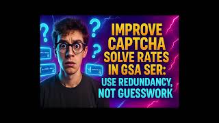 How to Improve CAPTCHA Solve Rates in GSA SER