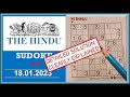 How to Solve 2 Star Hindu  Sudoku Jan 18,  2023 -  Step By Step Solution