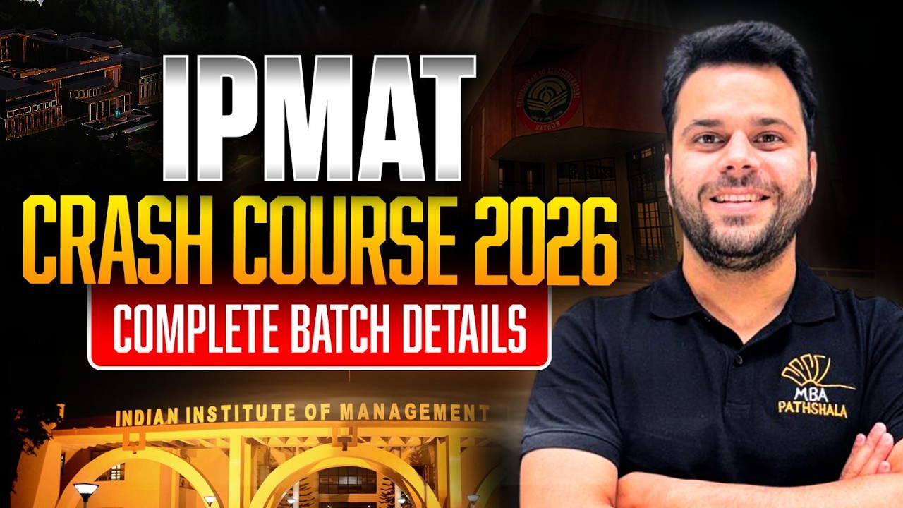 IPMAT & Other UG Entrance Crash Course | Batch Overview | IPM Pathshala ...