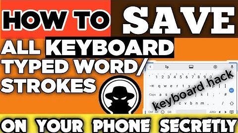 Free Android Keylogger - How To Install
