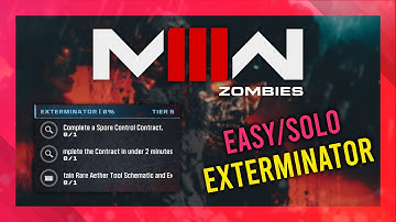 Exterminator (Act 2 Tier 5) | MW3 Zombies GUIDE | Quick/Solo | MWZ Mission Tutorial