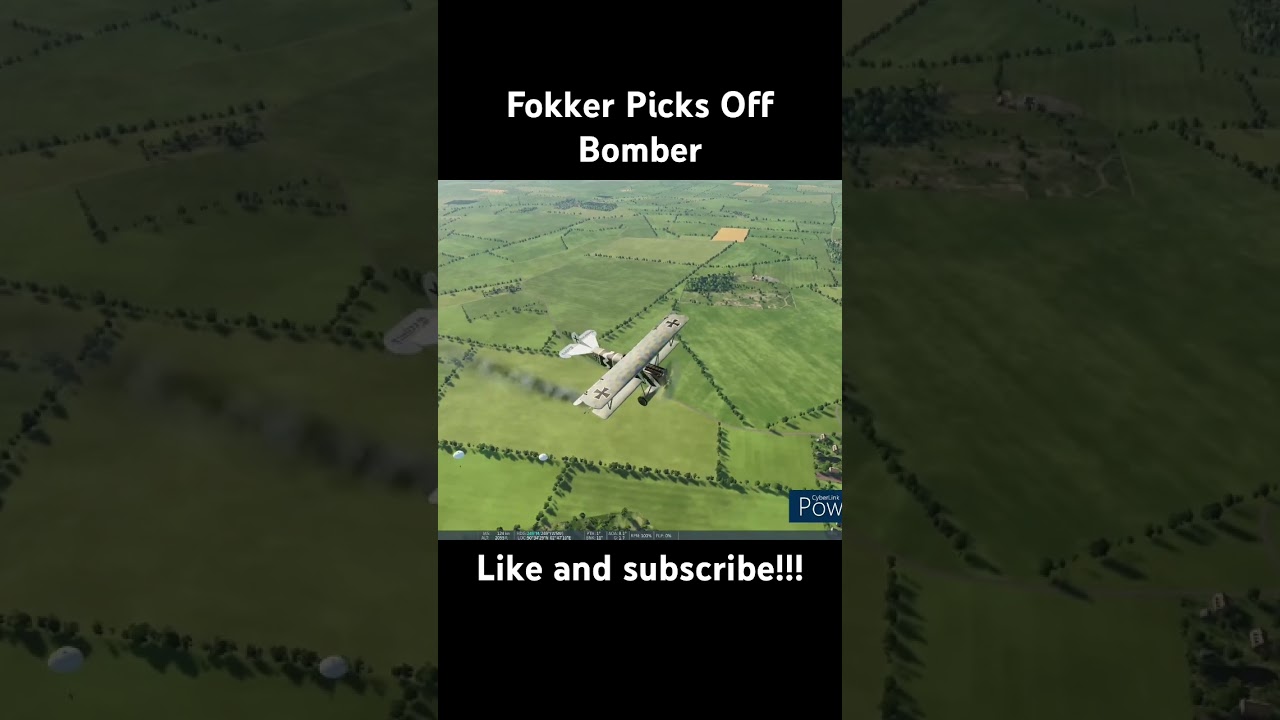 Fokker Picks Off Bomber 