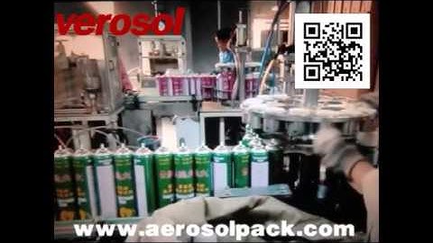 PU Foam Sealant Automatic Aerosol Filling Machine