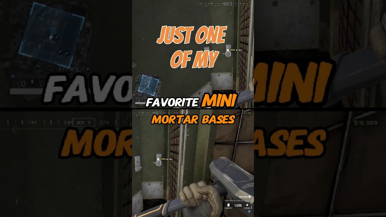 Your complex base is overkill. This 1-minute mortar setup beats it.