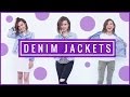 4 Ways to Wear a Denim Jacket! ◈ Ingrid Nilsen