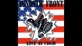 AGNOSTIC FRONT - LIVE AT CBGB - USA 1989 - FULL ALBUM - STREET PUNK OI!