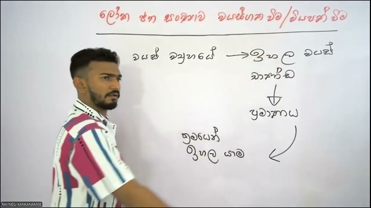 ජනසංඛ්‍යාව  - Part 07 | Geography | භුගෝල විද්‍යාව | දිවයිනටම Online