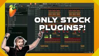 How to Make a PRO House Drop Using ONLY Stock Plugins (FL Studio) [FREE FLP]