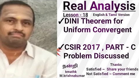 Real Analysis real analysis polytechnic TRB CSIR SET net GATE TIFR maths