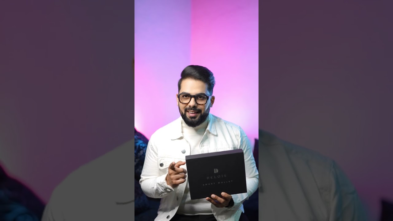 Delois Seek 8 Smart Wallet | Inbuilt Bluetooth Tracker | Anti-Theft | Smartest Wallet of India