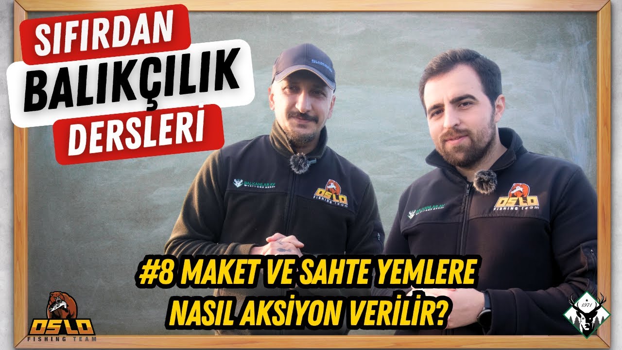 Sıfırdan Balıkçılık Dersleri #8 | Maket ve Sahte Yemlere Nasıl Aksiyon Verilir?