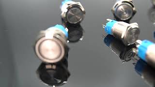 12mm 16mm 19mm 22mm metal push button switch  3v 6v 12v 24v 110v 220v