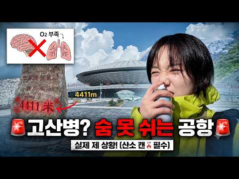 The world's highest airport (4,411m)