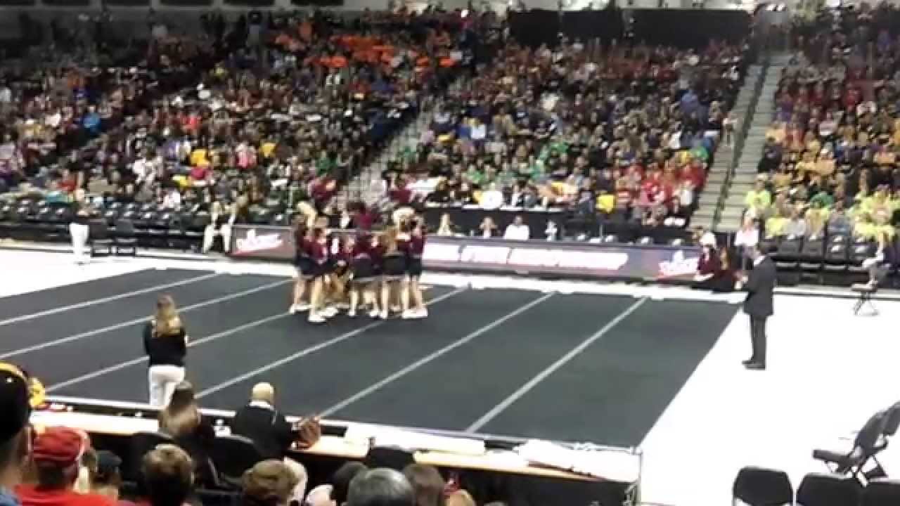 Luray High School 2A VHSL Cheer State 2014 YouTube