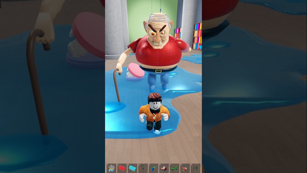 Ruk escape EVIL GRANDPA OBBY 