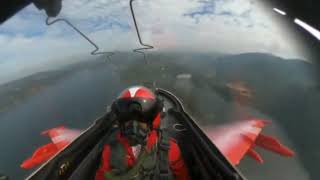 Indian Air Force BAE HAWK Mk-132 Trainer Sonic Boom & Barrel Roll | Surya Kiran Aerobatics Team