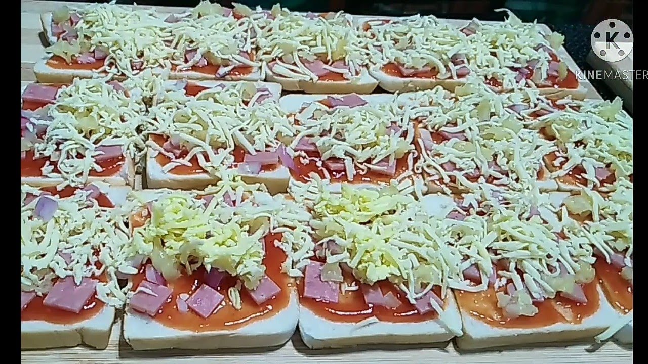 Easy Bread Pizza Sandwich Bread Pizza Non Oven Sandwich Recipe YouTube