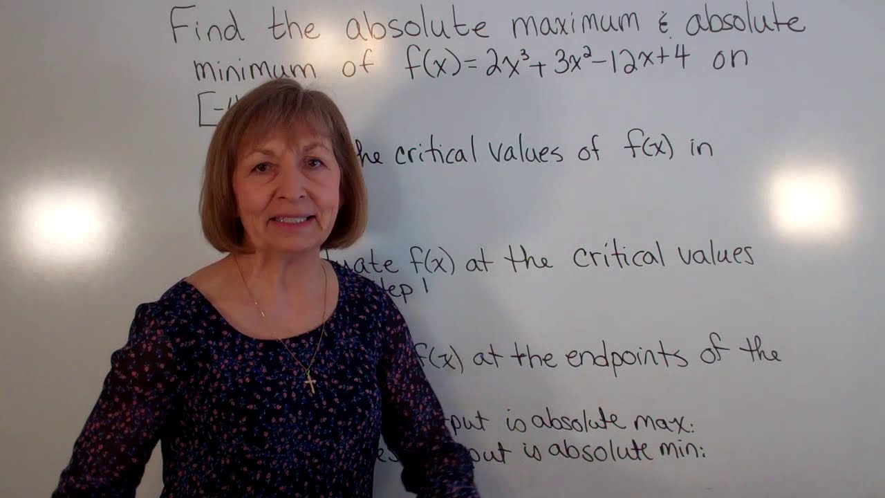 The Extreme Value Theorem Example