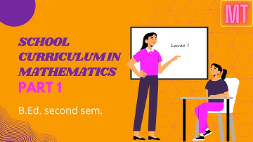 B.Ed. Second sem mathematics , Unit-6 , Part 1... useful for TET , CTET competitive exams.(E/M)