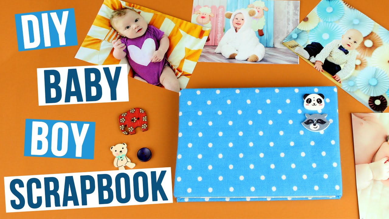 DIY Baby Boy Scrapbook 