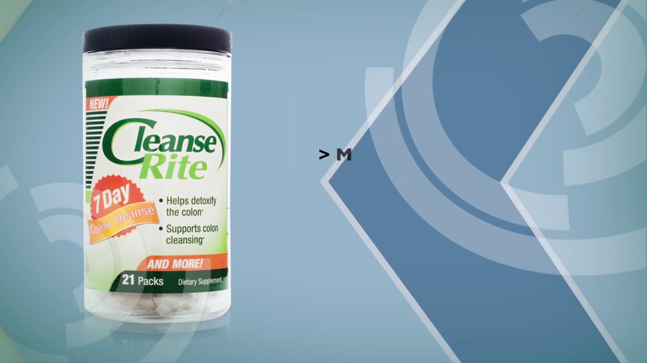 Rimuovere le tossine - Cleanse-Rite Sistema Purificante del Colon di 7 giorni