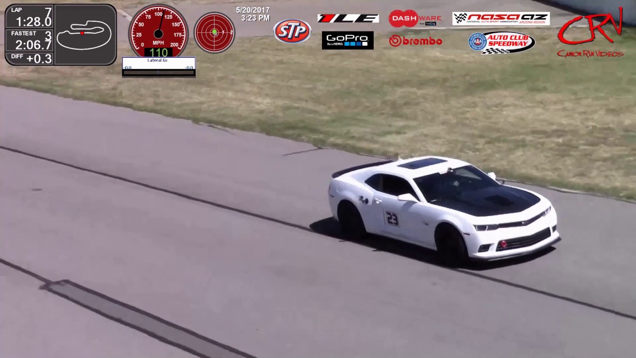 Canyon Run Videos - Kenny Dean's NASA AZ HPDE-2 personal Best Lap at Auto Club