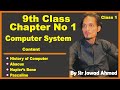 Federal board 9th class computer chapter 1| history of computer