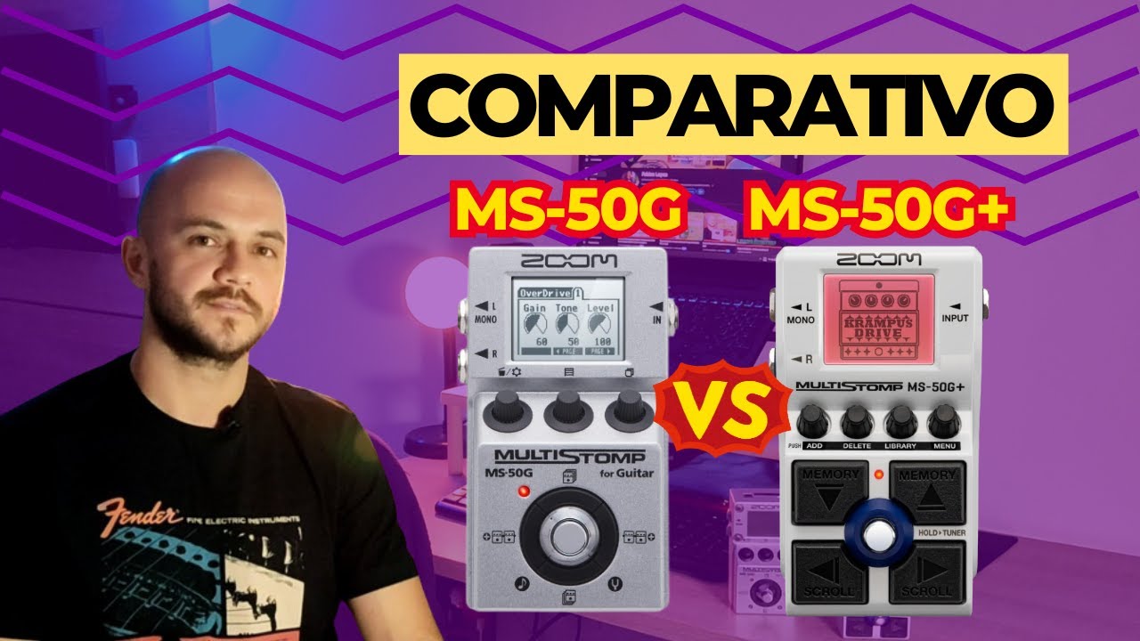 Comparação entre Zoom MS-50G e MS-50G+ | Duelo dos Multi Stomps